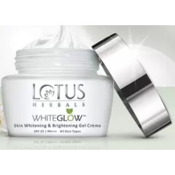 LOTUS  White Glow Whitening & Brightening Gel Creme, 60g