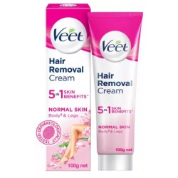 Veet Hair Removal Cream, Normal Skin Cream, 100g
