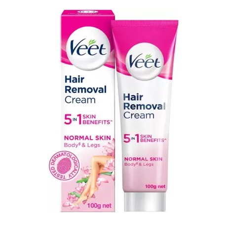 Veet Hair Removal Cream, Normal Skin Cream, 100g