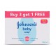 Johnson's Baby Soap 150g (Buy 3 Get 1 Free)