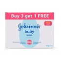 Johnson Baby Soap 150 g  (Buy 3 Get 1 Free)