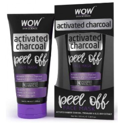 WOW Activated Charcoal Face Mask, Peel Off, 100ml