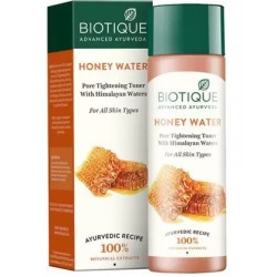 BIOTIQUE Toner, Honey Water- Pore Tightening,   120ML