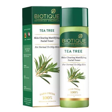 Biotique Advanced Organics Tea Tree  Mattifying Facial Toner,  120ml