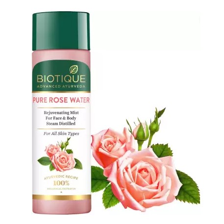 Biotique Advanced Organics Pure Rose Water Toner, 120ml