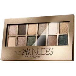 MAYBELLINE Eye Shadow Palette, The 24K Nudes Palette 9g  (Gold)
