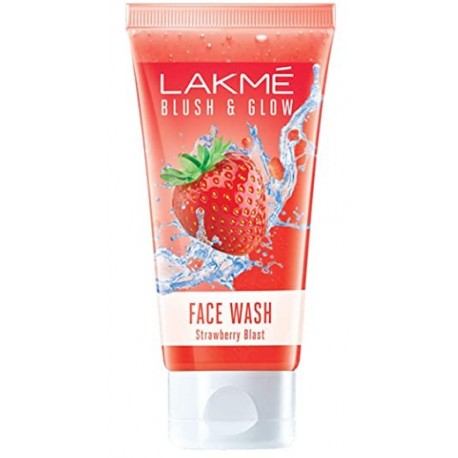 Lakmé Blush and Glow Strawberry Gel Face Wash, 100g