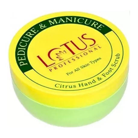 Lotus Professional Pedicure & Manicure Citrus Hand & Foot Scrub, 300g