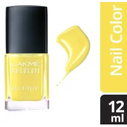 Lakmé Absolute Gel Stylist Nail Color Lemon Zest