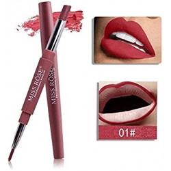 MISS ROSE Colors 2 In 1 Lip Liner Pencill Stick-04  (Red)