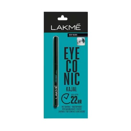 Lakmé Eyeconic Kajal Pencil  (Deep Black, 0.35 g)