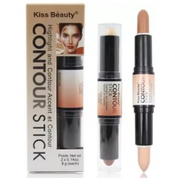 Kiss Beauty Highlighter and Contour Stick Highlighter  (cream)