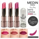 MEDIN 9 to 6 matte lipsticks (Light pink, 15 g) - SET OF 3