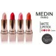 MEDIN Paris my look matte lipsticks - 4 set  (orange baby pink red skin brown, 20 g)
