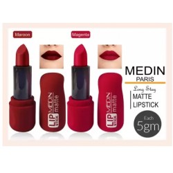 MEDIN Paris Super Matte Lipstick (Maroon Magenta, 10 g)