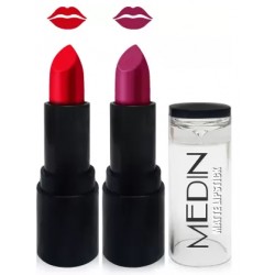 MEDIN Paris  Matte Lipstick (Purple, Red, 10 g)