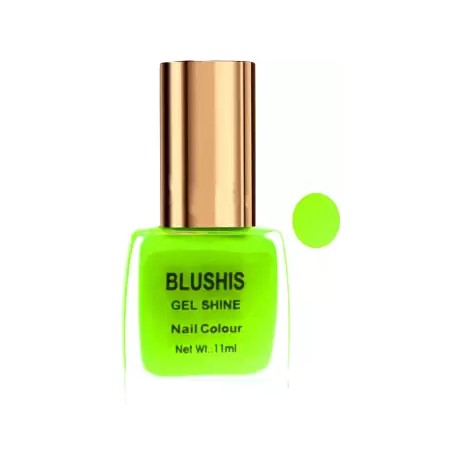 BLUSHIS Gel Shine Nail Color,  Lime 11ml