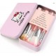 Hello Kitty Mini Pink Makeup Brush Set (Pack of 7)