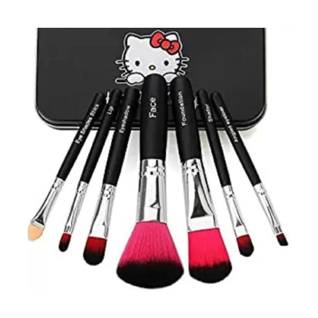 Katti Del Coco Set of Professional Makeup Brushes Kit - 7 Sets