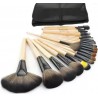 Basicare Professional Makeup Brushes Sets With Soft Black Bag  (Pack of 24)