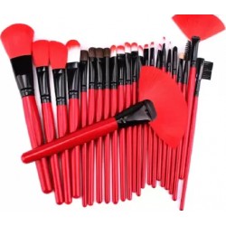 GYBest Professional Makeup Brush Set with Leather Bag  (Pack of 24)