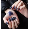 VIKSON INTERNATIONAL Fake Nails Forms For Extension,  BLUE  (Pack of 24)