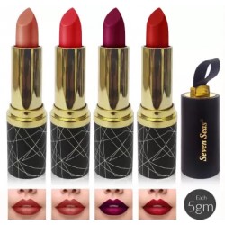 SEVEN SEAS Paris Fashion matte lipsticks (red, purple, carrat, rust, 20 g)