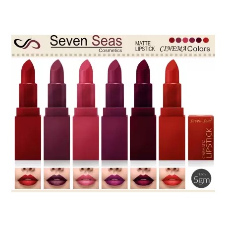 SEVEN SEAS cinematic matt lipsticks  (Multi4, 30 g)