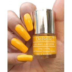 DeBelle Gel Nail Lacquer Yellow Nail Polish, Caramelo Yellow