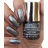DeBelle Nail polish - Grey Glitteratti, Silver glitter