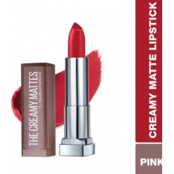 MAYBELLINE NEW YORK Color Sensational Creamy Matte Lipstick  - 641 Pink my Red, 3.9g