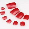 enForten EFT 9 Colors for Choose False Toe nail Tip + Bag (red) [CAT_4282] Red  - Pack of 500