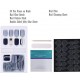 coslifestore PRESS ON NAILS PACK OF 30  IN ONE KIT CODE-05  (BLUE)