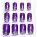 Color Fever False Nails - Purple Grapes - Pack OF 12