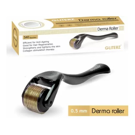 Gliterz Derma Roller 0.5 mm Golden