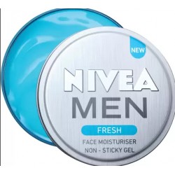 NIVEA Men Fresh Face Moisturizer Gel, 75ml