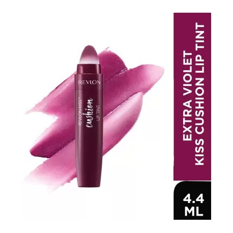 Revlon Kiss Cushion Lip Tint Lipsticks  - Extra Violet, 4.4ml