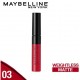 MAYBELLINE NEW YORK Sensational Liquid Matte Lipstick, Flush It Red, 7ml
