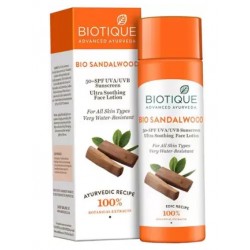 BIOTIQUE Bio Sandalwood Sunscreen Lotion - SPF 50 PA+ , 120ml