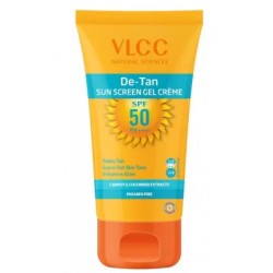 VLCC De Tan Sunscreen Gel Creme,  SPF 50 PA+++  (100g)