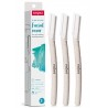 Sirona Blink and Glow Face Razor for Women - 3pcs