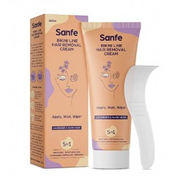 Sanfe Bikini Line Hair Removal Cream for Women, 100g