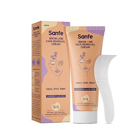 Sanfe Bikini Line Hair Removal Cream for Women, 100g