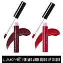 Lakmé Liquid Lip Colour, Crimson Rose + Red Revival - Combo Set of 2