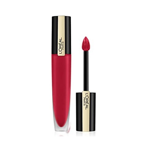 L'Oreal Paris Rouge Signature Matte Liquid Lipstick,Armored - 136,  7 g