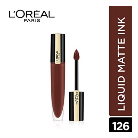 L'Oreal Paris Rouge Signature Matte Liquid Lipstick,126 - Play, 7g