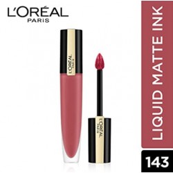 L'Oreal Liquid Lipstick, Liberate - 143, Nude, 7g