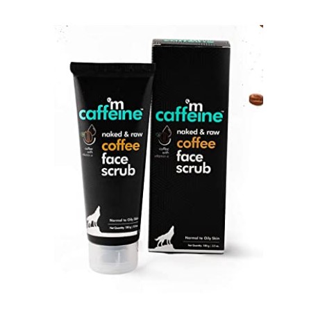 MCaffeine Naked & Raw Coffee Face Scrub, 100 g