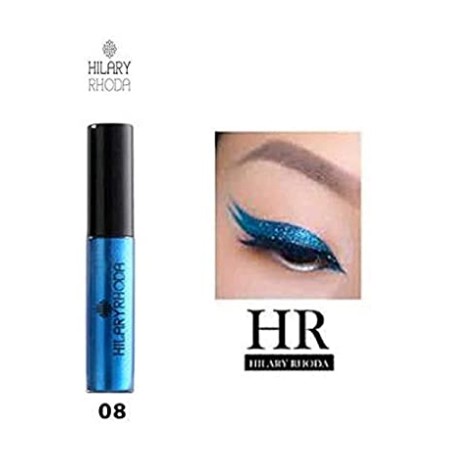 Rhoda Sparkling Glitter Metallic Waterproof Liquid Eyeliner , Blue