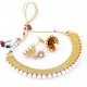 Sukkhi Glorious Gold Plated Wedding Jewellery Pearl Choker Necklace Set (2719NGLDPP1250)